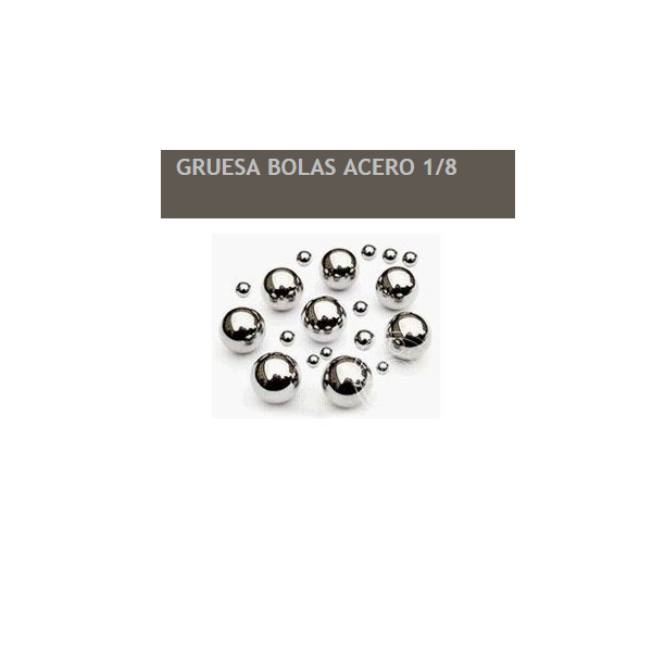 BOLAS BICICLETA 1-8 - BOLSA 3.16mm